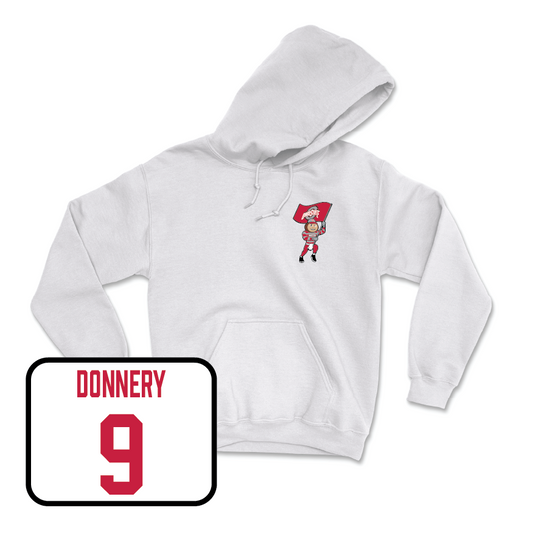 Men's Lacrosse White Brutus Hoodie  - Ryan Donnery