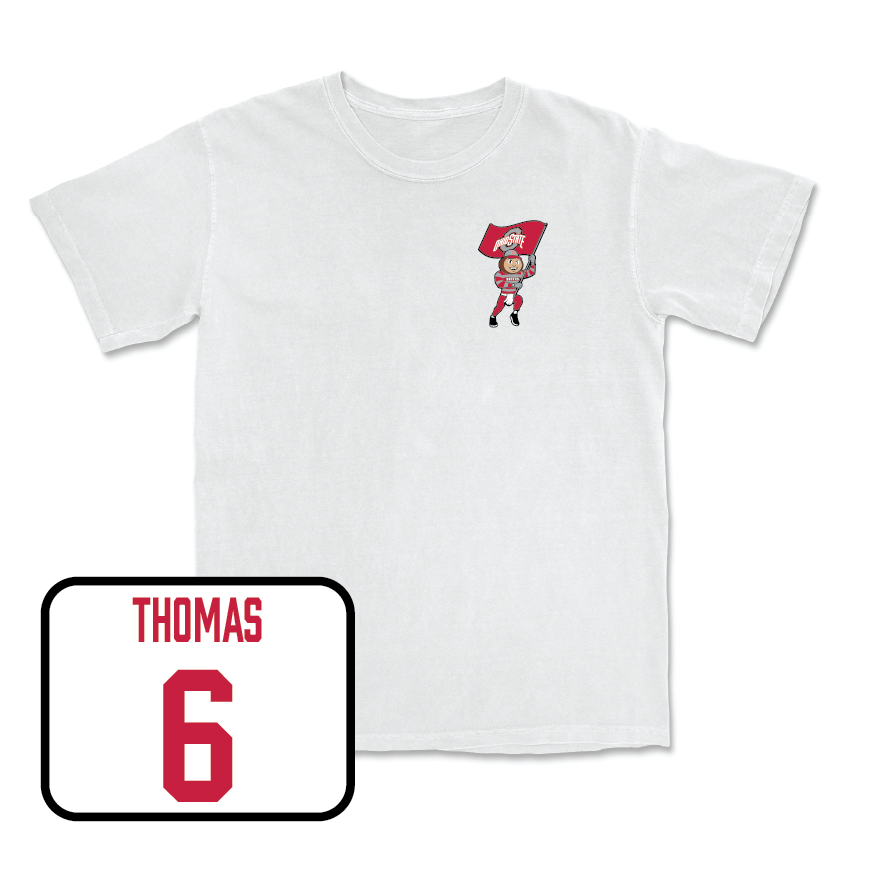 Men's Gymnastics White Brutus Comfort Colors Tee  - Colten Thomas